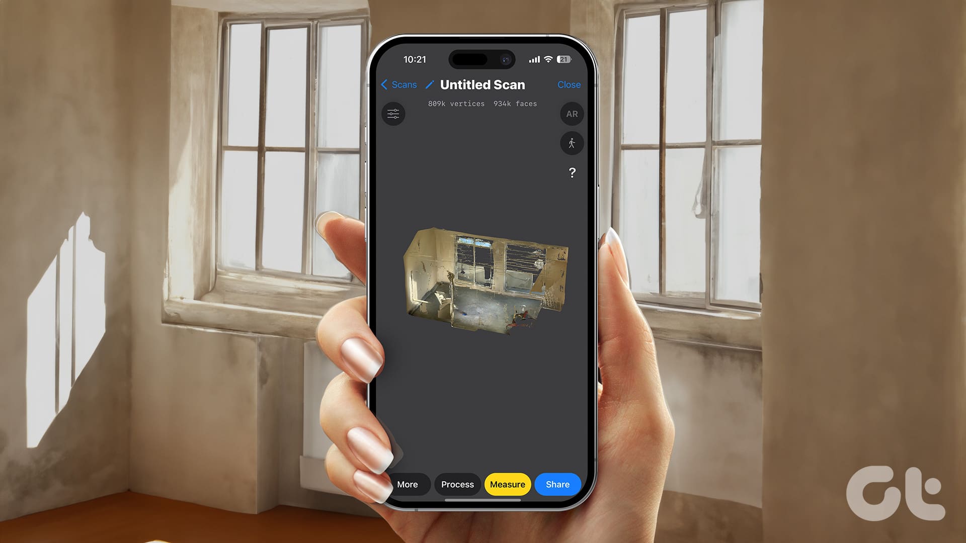 This Hidden iPhone Trick Lets You Create a 3D Model of Your Room