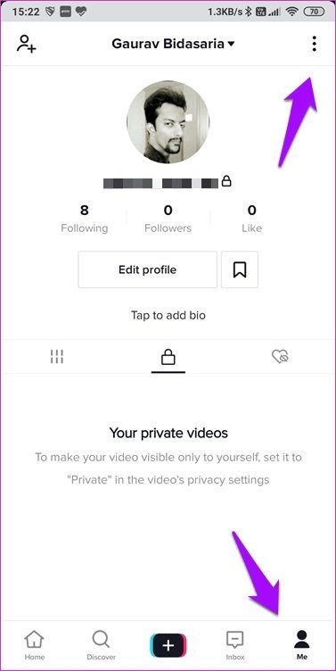 Tik Tok Privacy and Security Settings 1