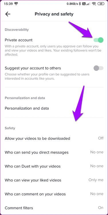 Tik Tok Privacy and Security Settings 8