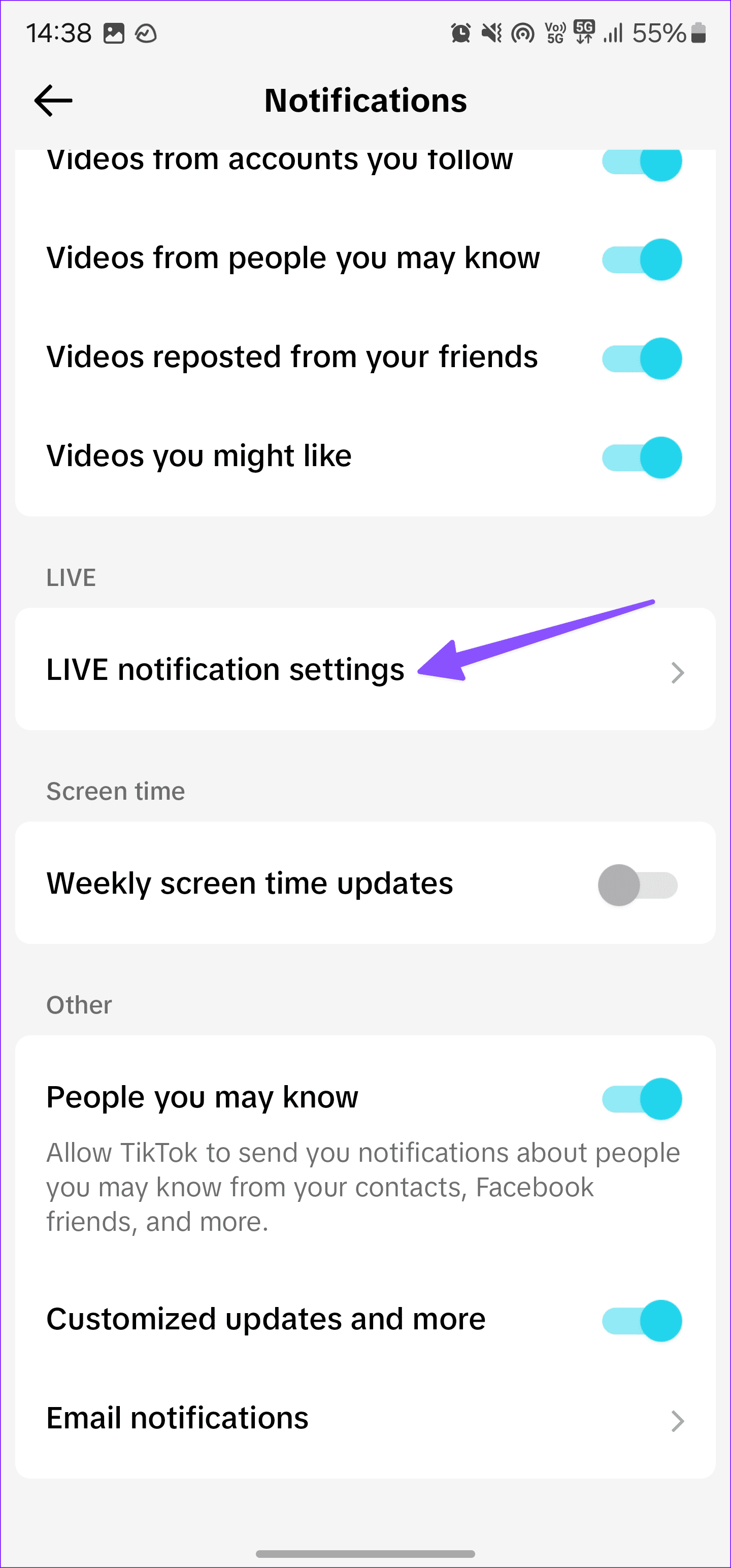 TikTok notifications not working 27