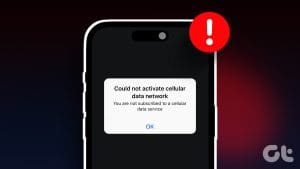 Top Fixes for Could Not Activate Cellular Data Network Error on iPhone