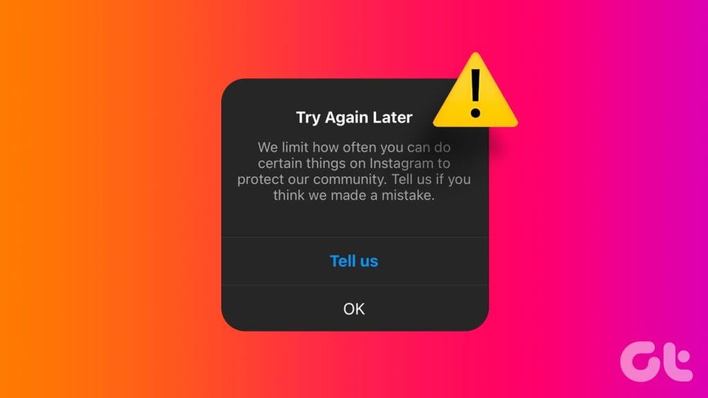 Other Errors That Restrict Or Limit Instagram Experience