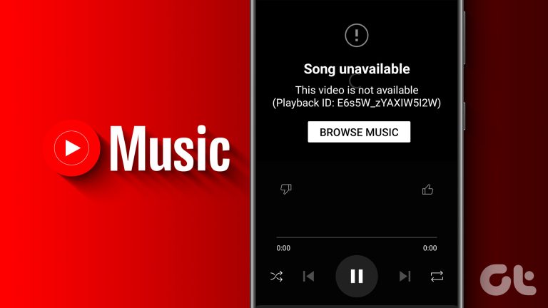 Top 8 Ways to Fix ‘Song Is Unavailable’ Error in YouTube Music for ...