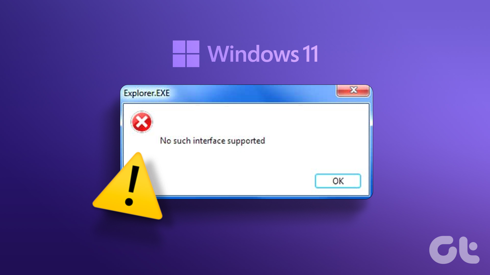 Top Ways to Fix No Such Interface Supported Error in Windows 11