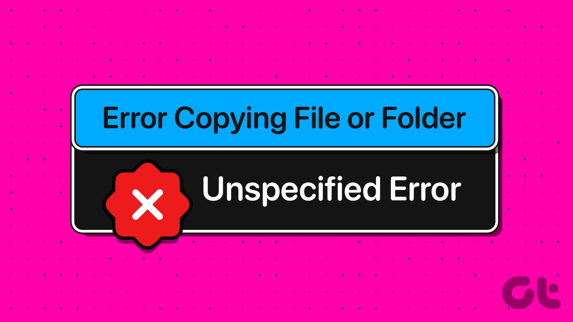 Files copy error