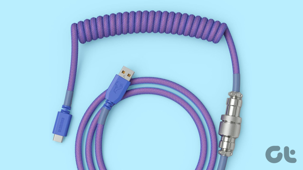 Custom Coiled Cables for keyboard