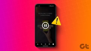 can't pause instagram reel or video