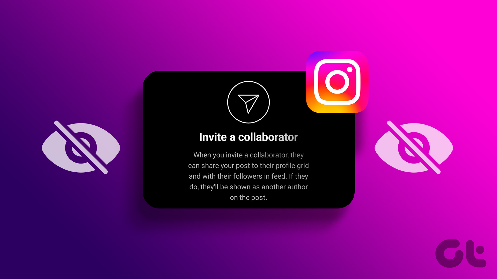 invite collaborator not showing up on Instagram
