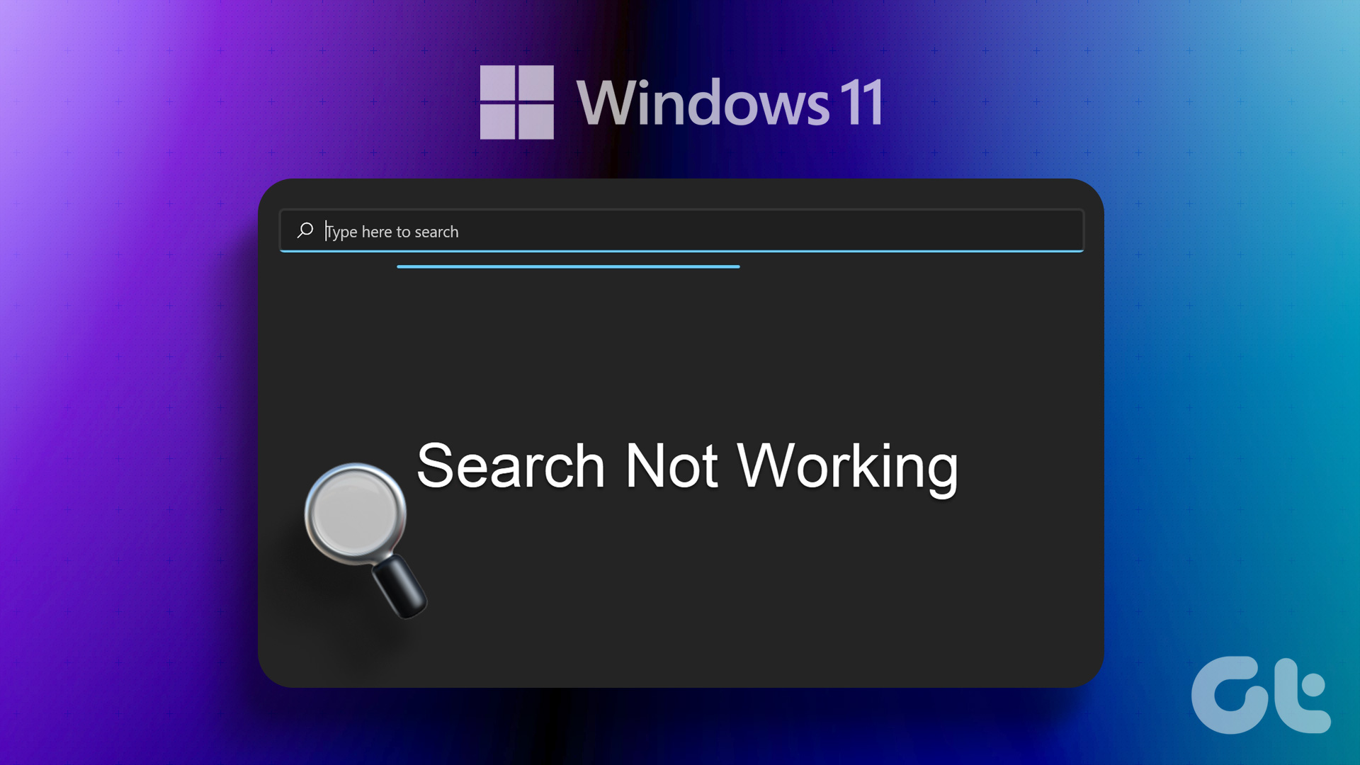 Fix search not working in Windows 11