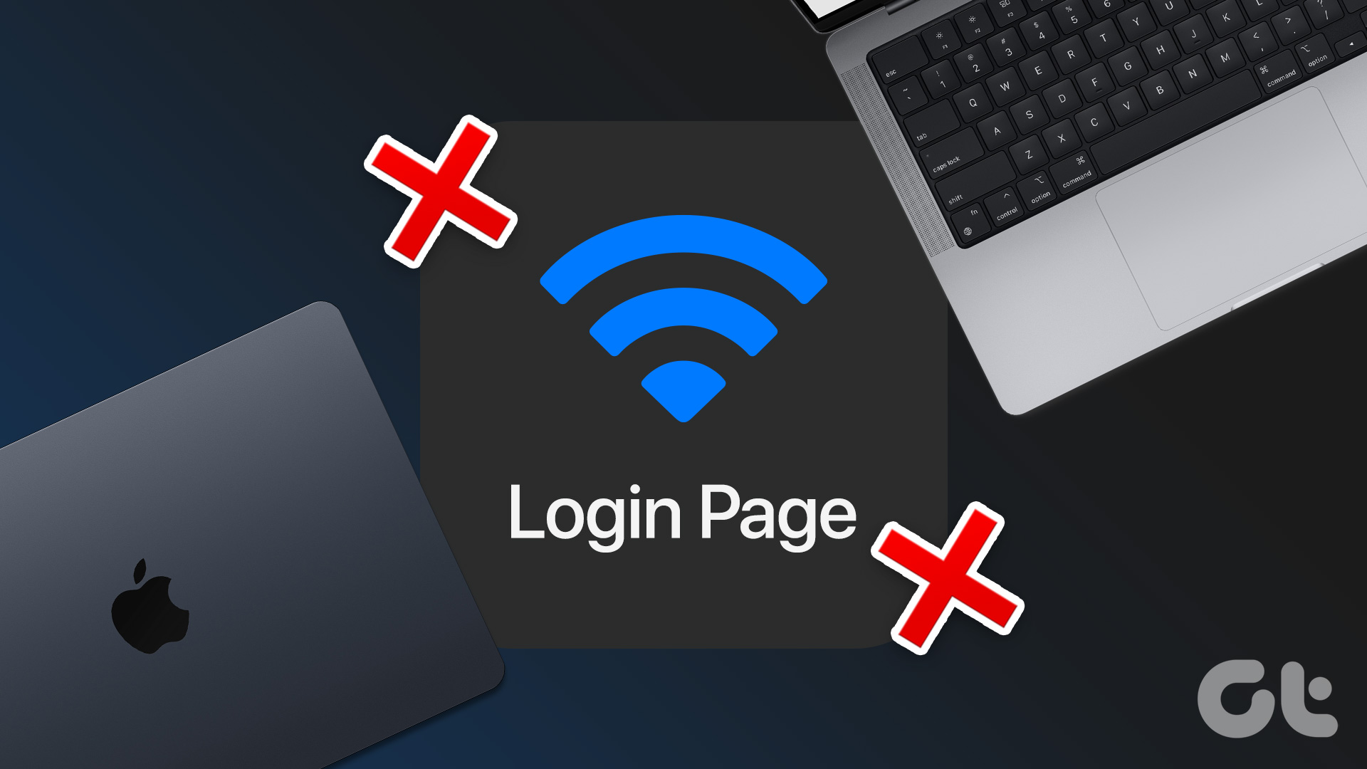The Wi-Fi login page does not appear.