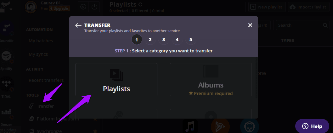 Transfer Playlists From Spotify To Tidal 14