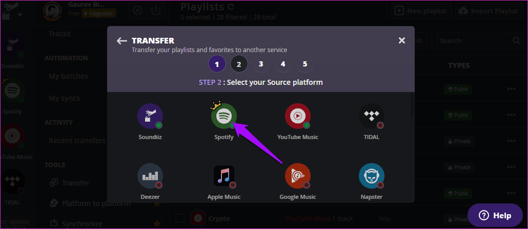 Transfer Playlists From Spotify To You Tube Music 27