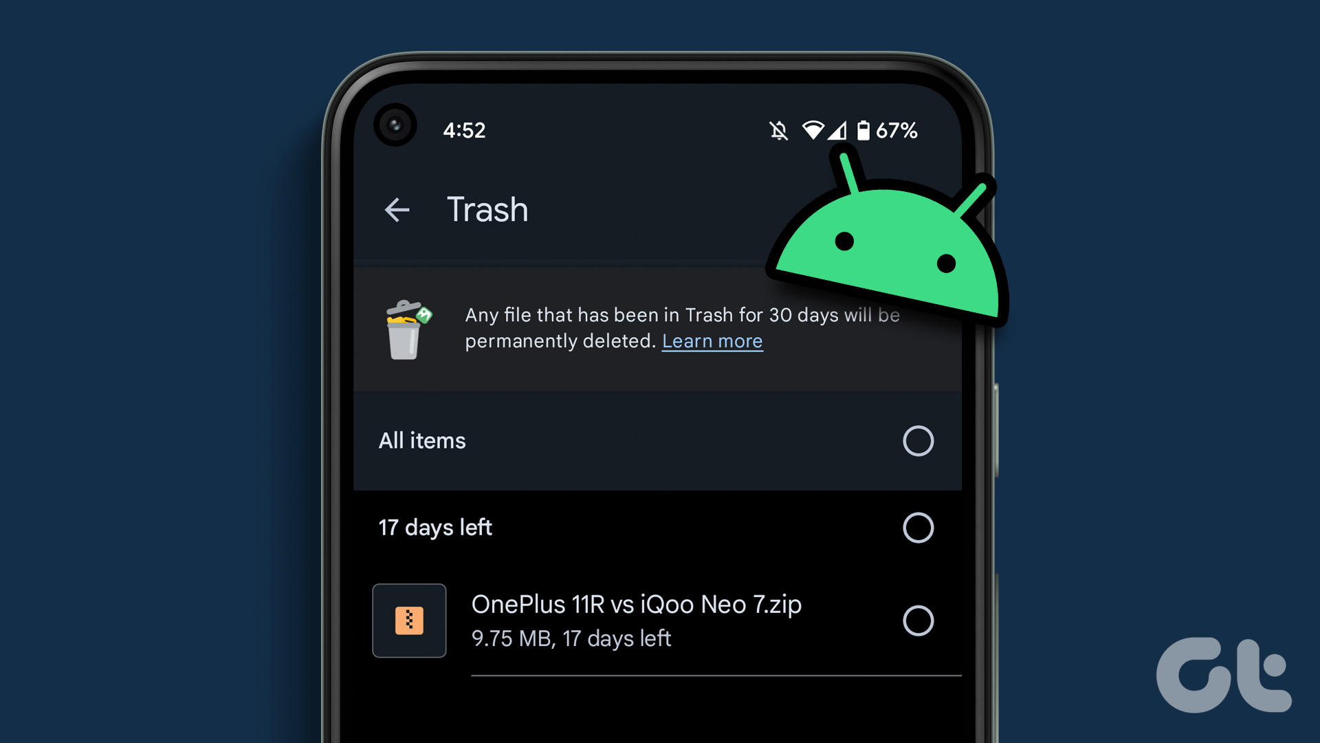 Trashing the Mystery: Uncovering the Trash Folder on Android