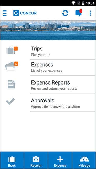 Travel Expense Apps For Android Concur Sap