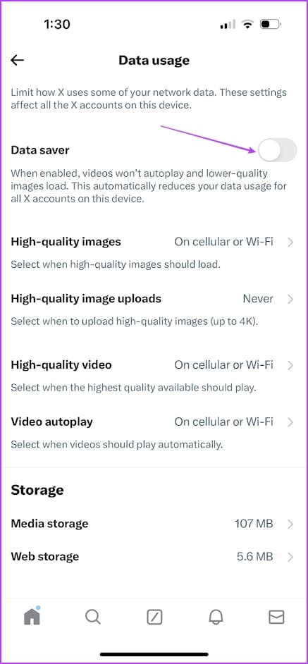 Turn Off Data Saver 2