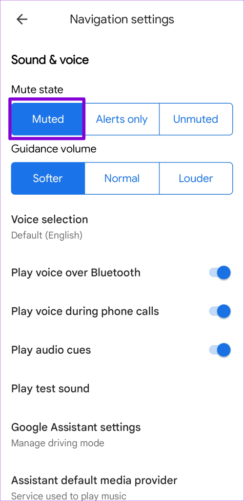 Turn Off Voice Navigation in Google Maps