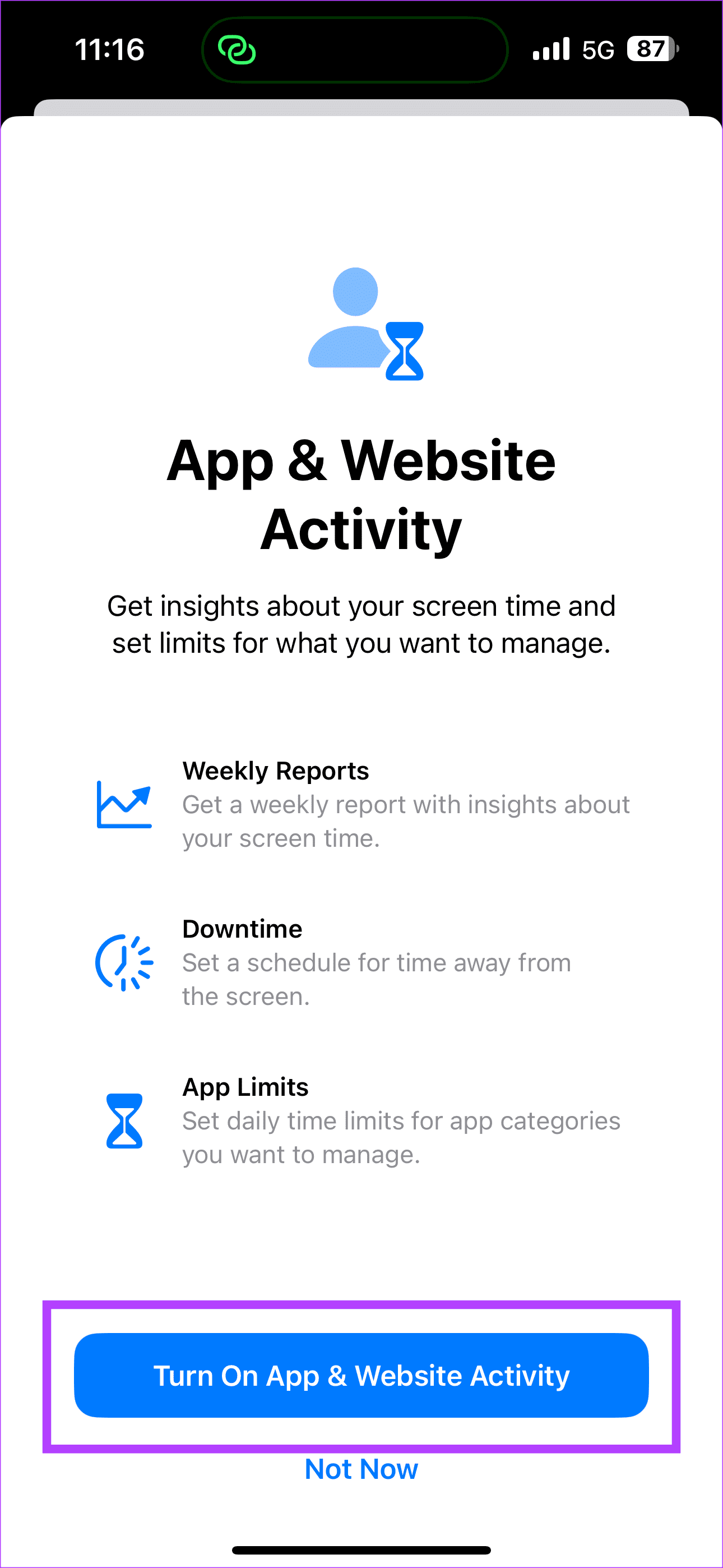 Turn On App Website Activity 1