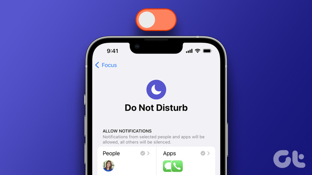 Turn off DO Not Disturb on iPhone