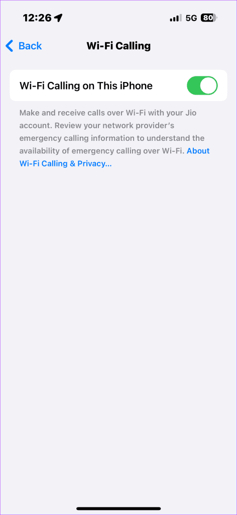 Turn on Wi Fi Calling on This Phone