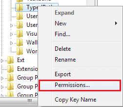 Typed Paths Permissions