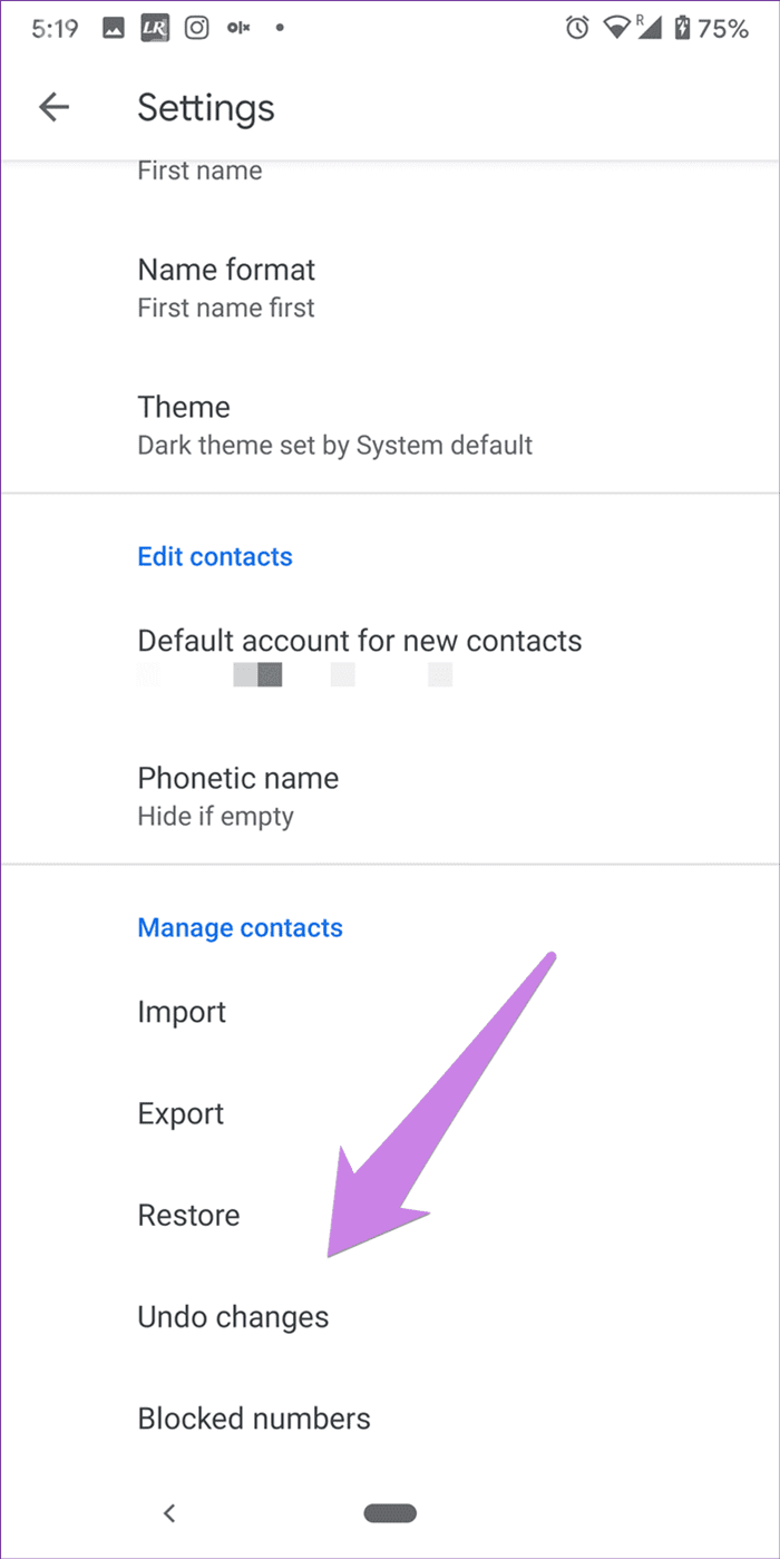 Undo changes in app - 2