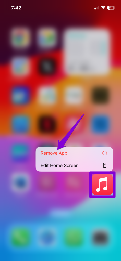 Uninstall Apple Music From iPhone