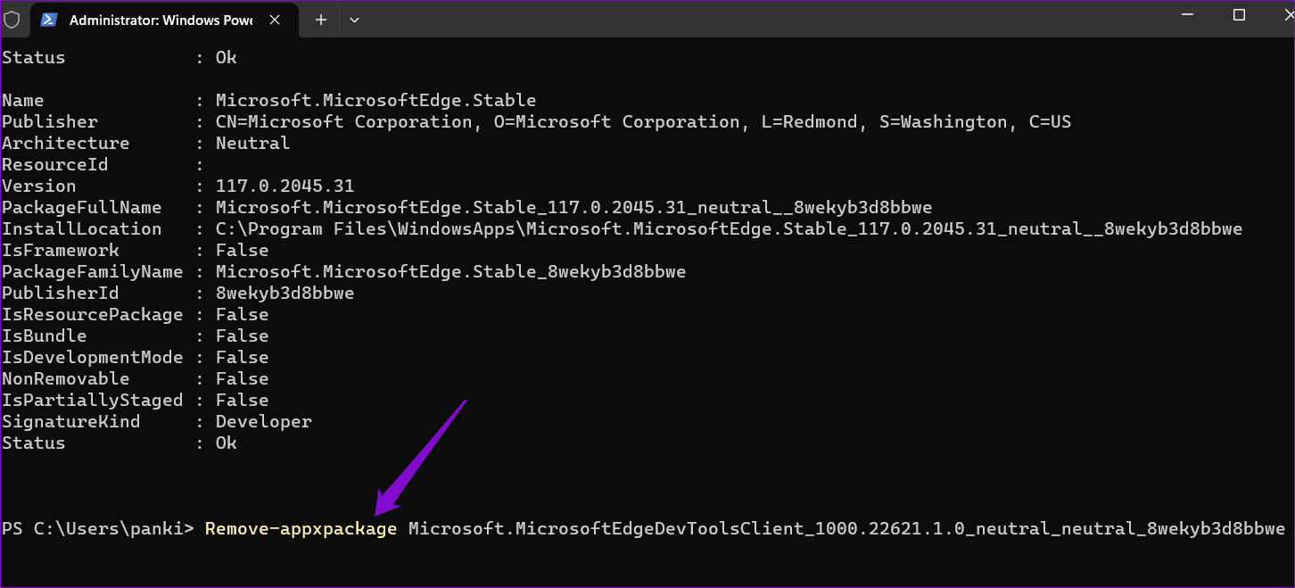 Uninstall Edge Using PowerShell