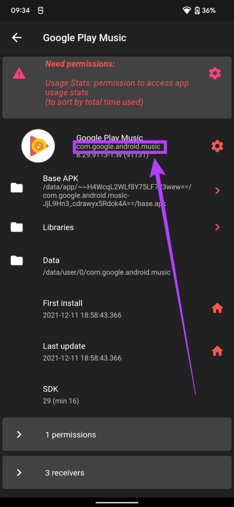 package name to uninstall bloatware
