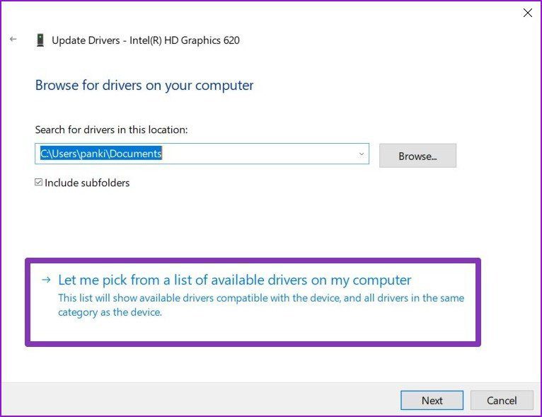 Update Drivers Manually on Windows 10