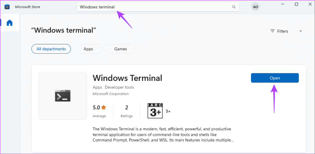 Update the Windows Terminal