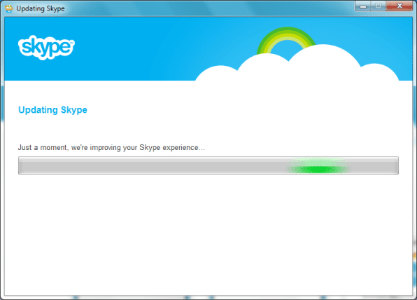 Updating Skype