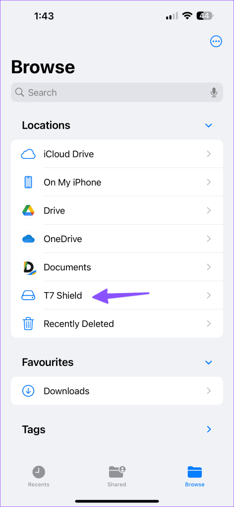 Use External drive on iPhone 2 1