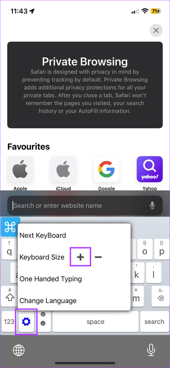 Use Reboard keyboard