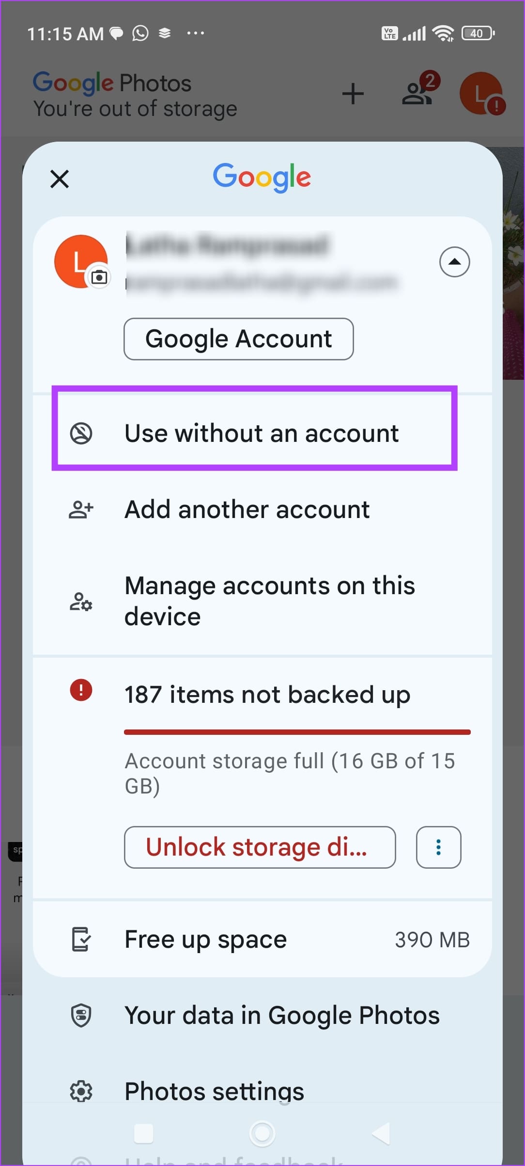 Use Without an Account