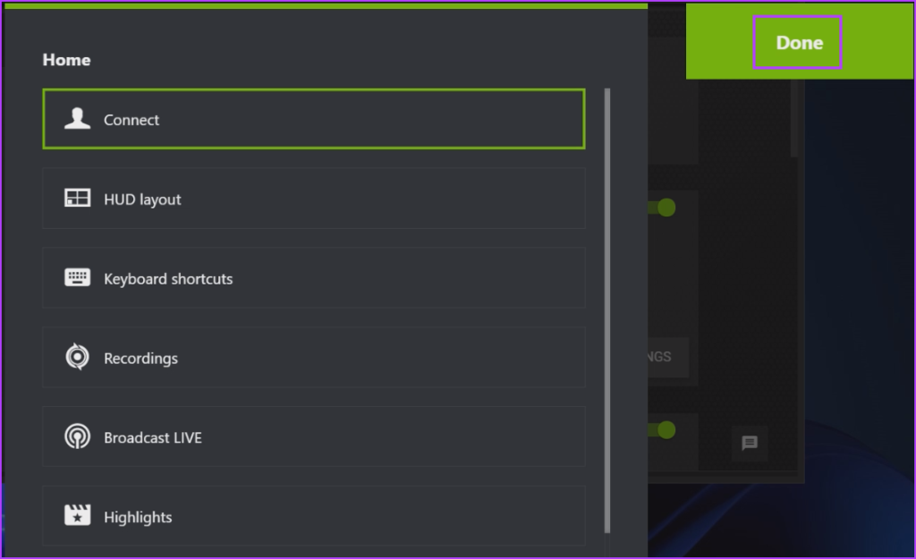 NVIDIA GeForce Experience FPS overlay settings