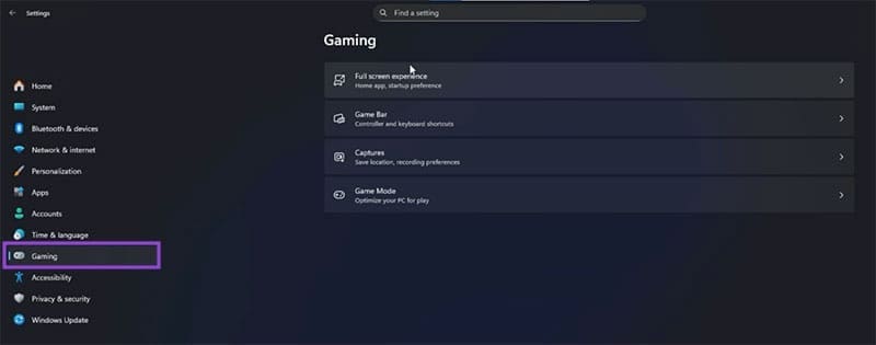 Using Windows 11 Xbox Fullscreen Experience 4