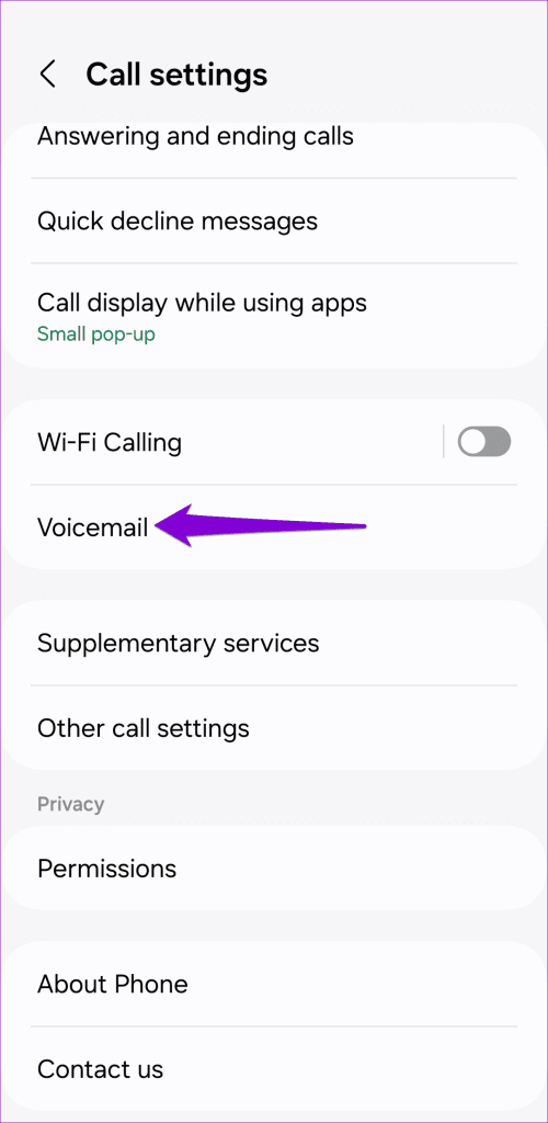 Voicemail on Android