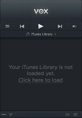 Vox I Tunes Library Load1