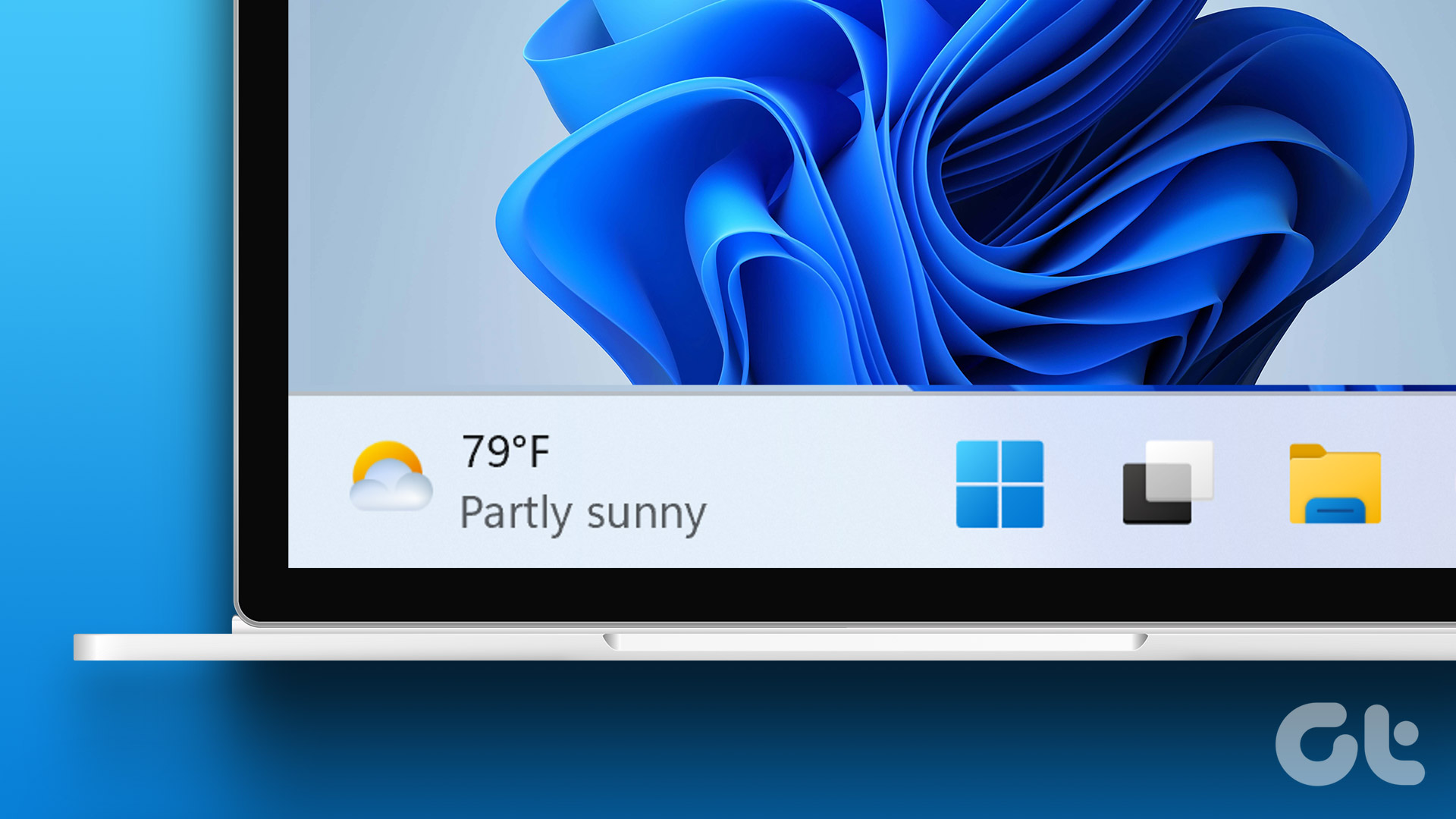 Weather Widget on Windows 11 Taskbar