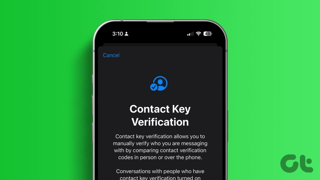What Is Contact Key Verification in iMessage and How to Use It