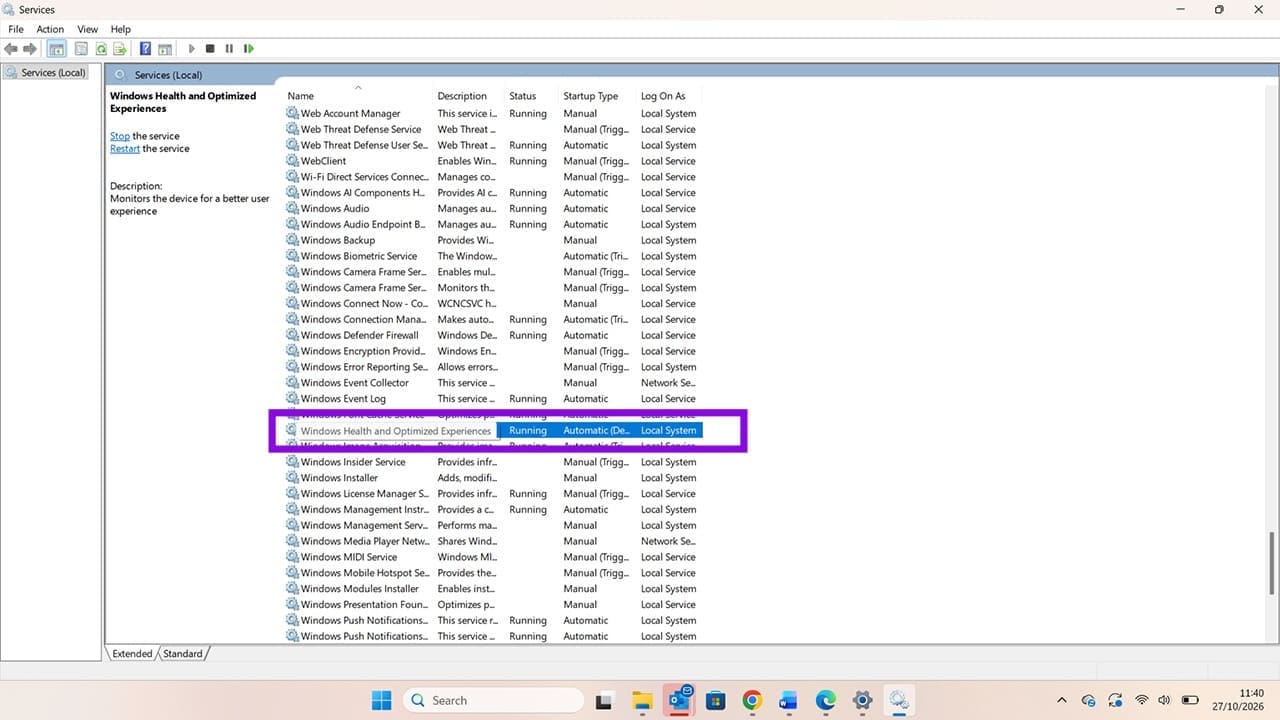 What Is Windows Health and Optimized Experiences Service 2