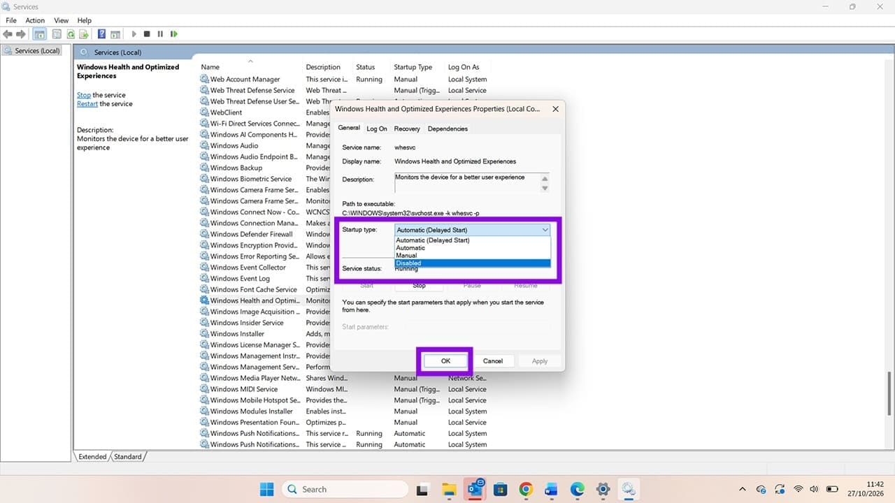 What Is Windows Health and Optimized Experiences Service 4