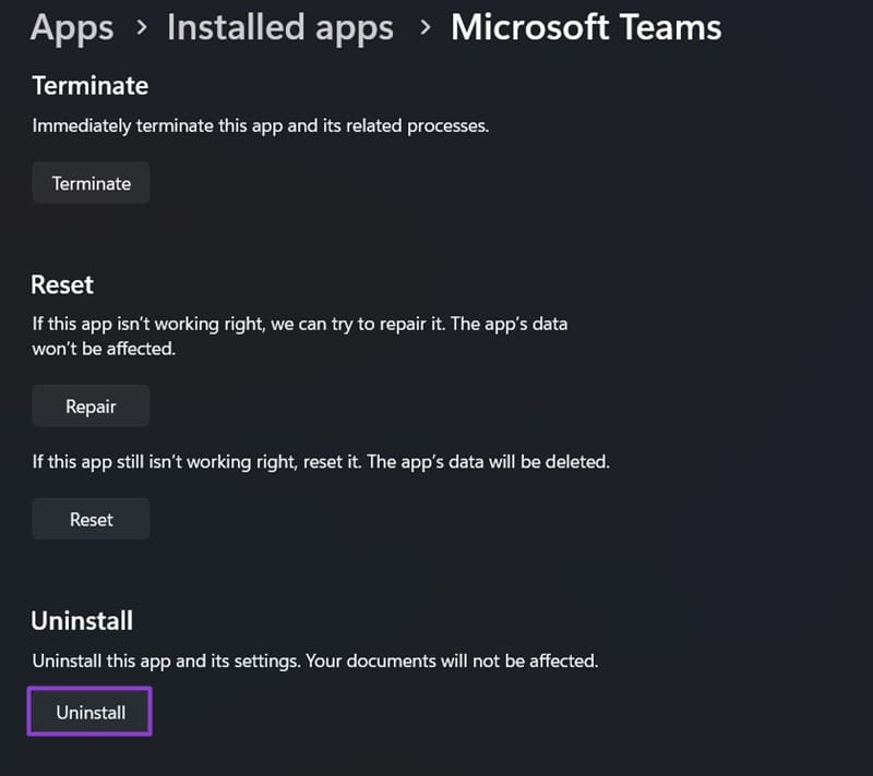 মাইক্রোসফ্ট টিম 7 চালানোর জন্য প্রয়োজনীয় উপাদানগুলি খুঁজে না পেলে কী করবেন?