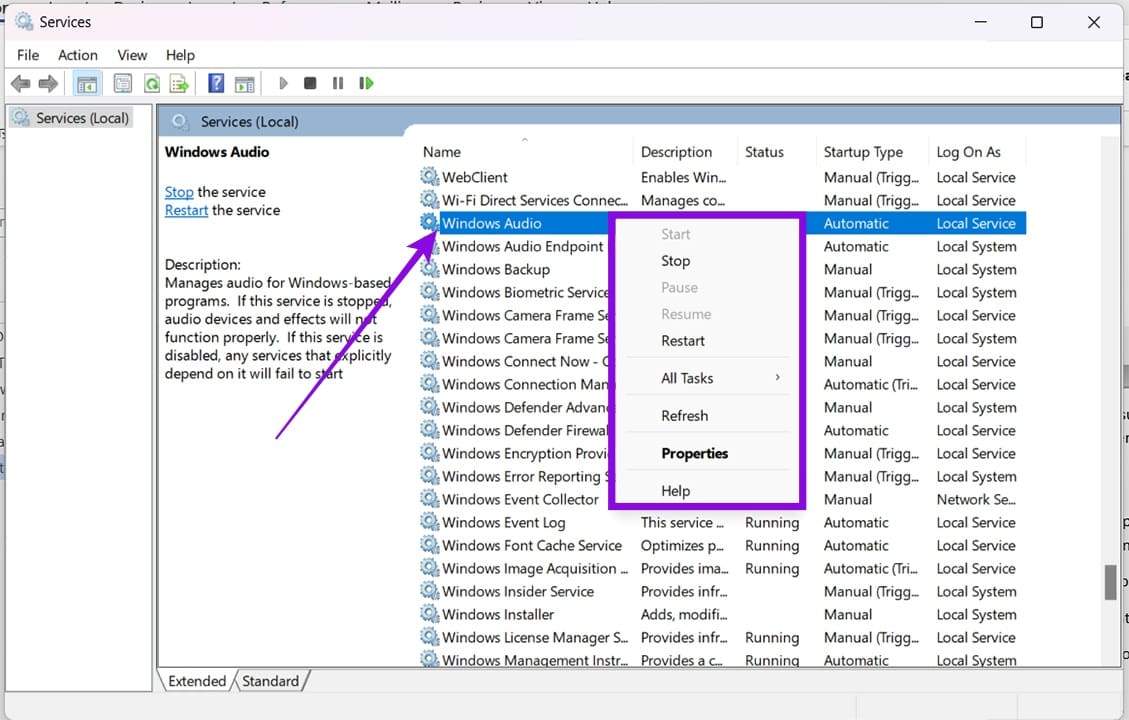 Was tun, wenn Ihr Windows 11-Laptop nach dem Schließen keine Audio mehr wiedergibt 6