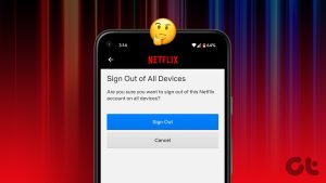 Netflix sign out of all devices