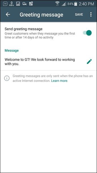Whats App Business App Features 7