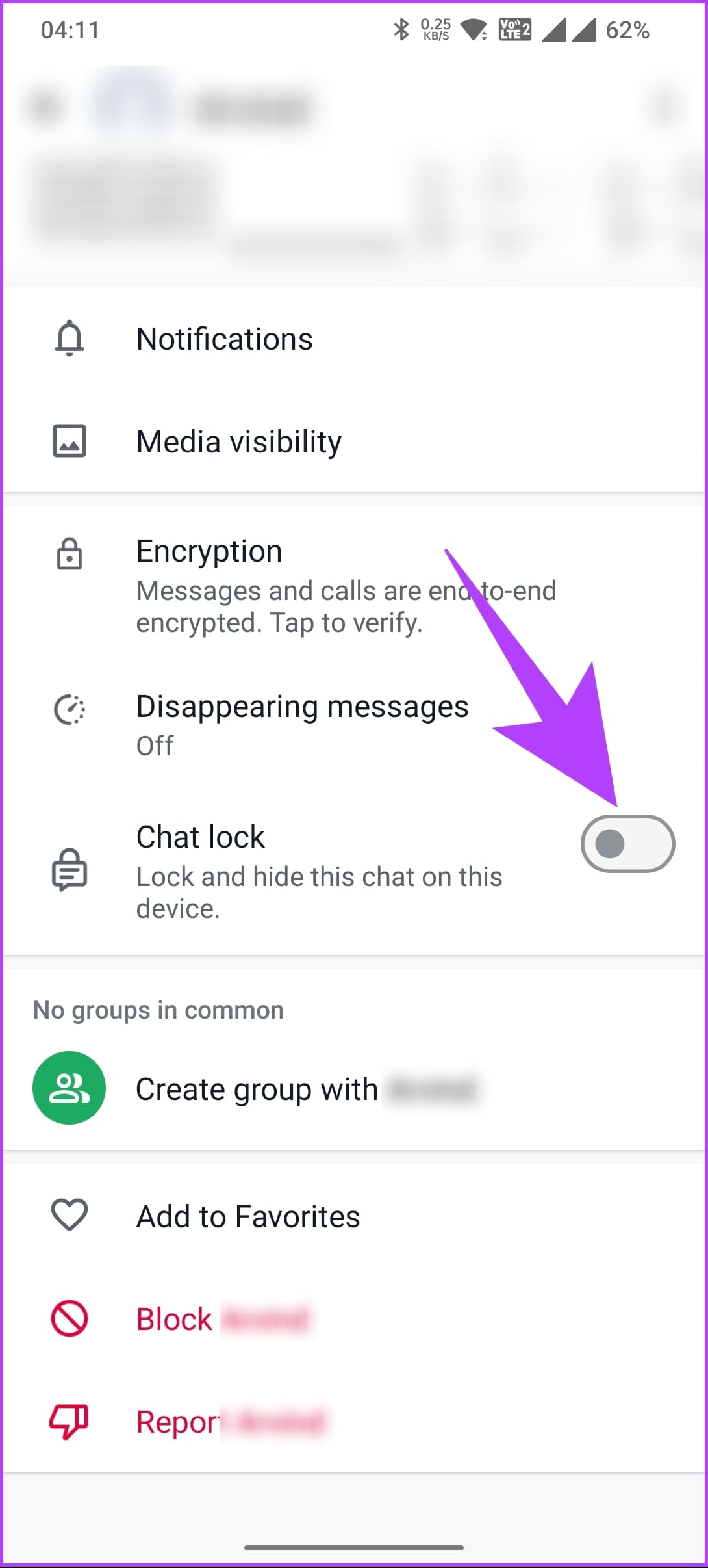 WhatsApp Chat Lock