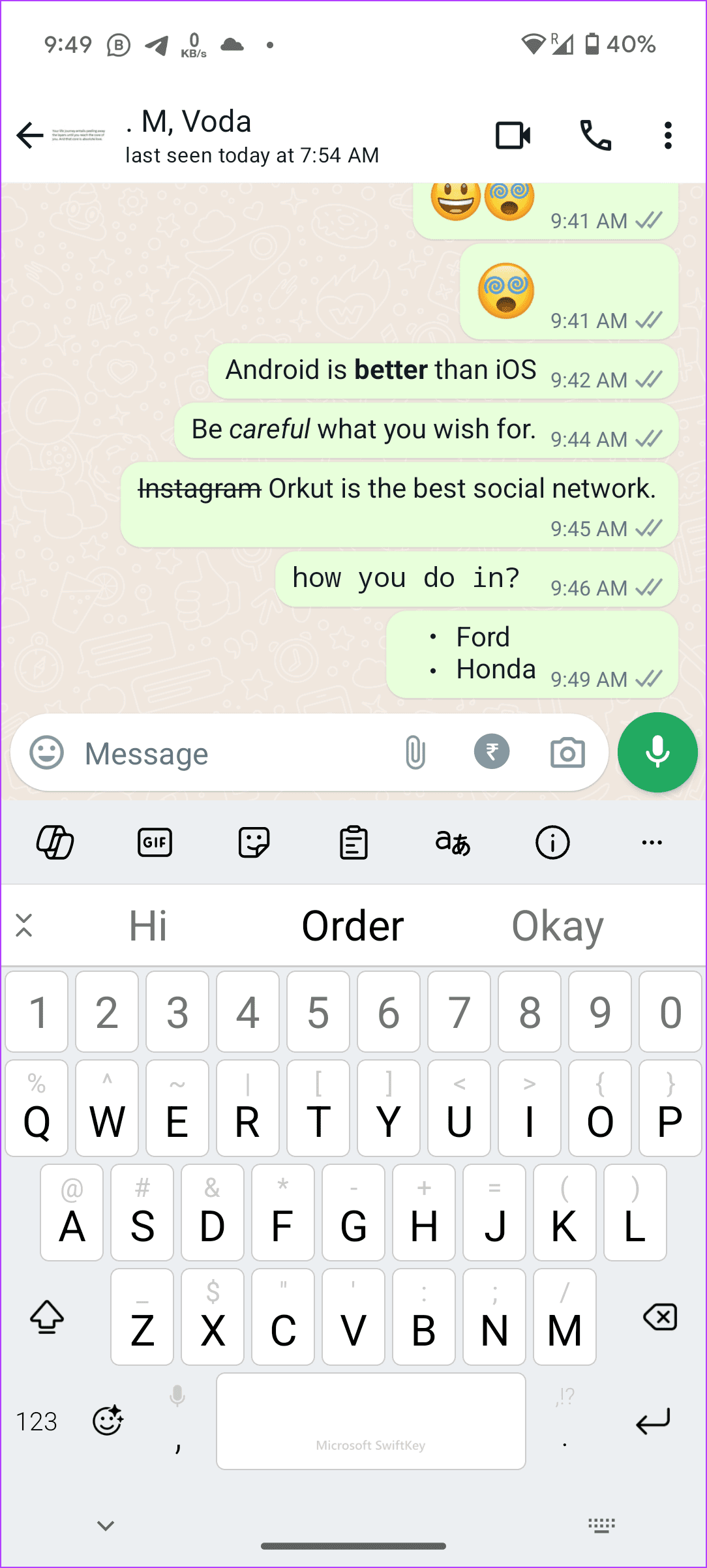 WhatsApp Font Tip Bullet - 5