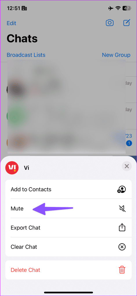 WhatsApp Mute vs Archive 7