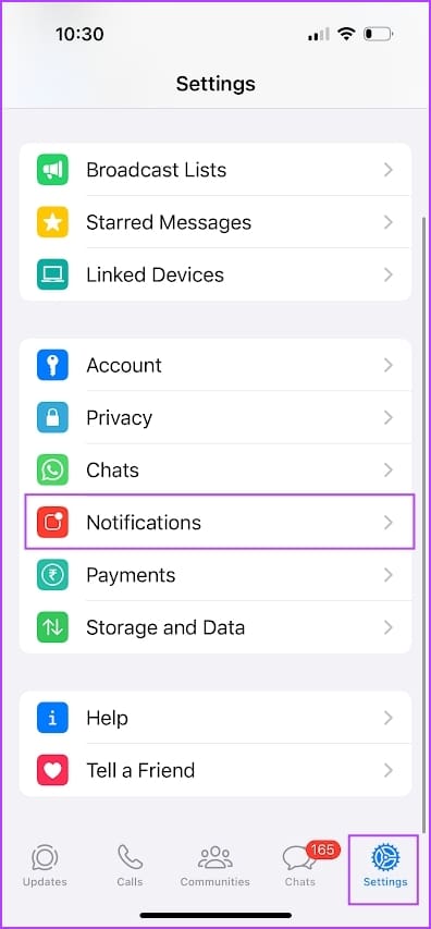 WhatsApp Notifications iPhone 1